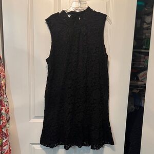 NWT Elegant Black Lace Sleeveless Dress